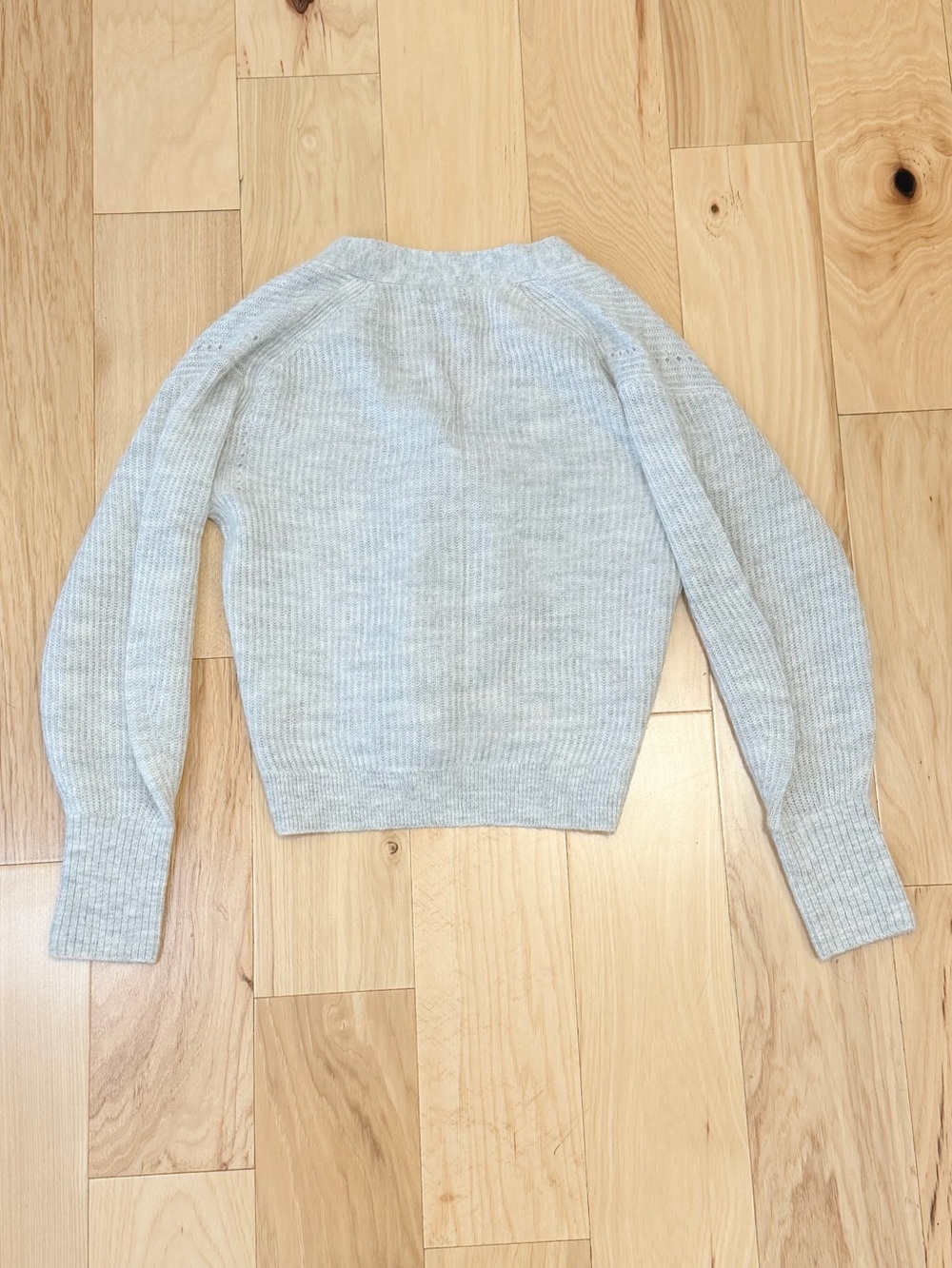 Quince Women’s Baby Alpaca-Wool Cropped Cardigan - Picture 2 of 6